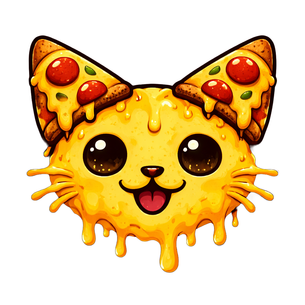 Zzza the Pizza Cat mascot
